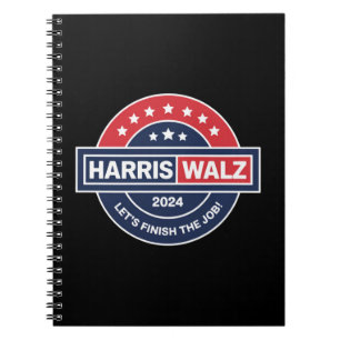 Harris Walz 24 カマラ・ハリス大統領就任2024 ノートブック