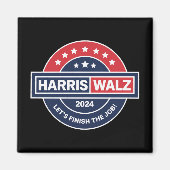 Harris Walz 24 カマラ・ハリス大統領就任2024 マグネット (正面)