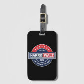 Harris Walz 24 カマラ・ハリス大統領就任2024 ラゲッジタグ (正面縦)