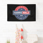 Harris Walz 24 カマラ・ハリス大統領就任2024  横断幕 (インサイチュ)