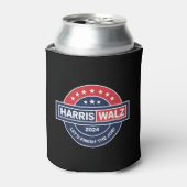 Harris Walz 24 カマラ・ハリス大統領就任2024 缶クーラー (缶正面)