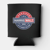 Harris Walz 24 カマラ・ハリス大統領就任2024 缶クーラー (正面)
