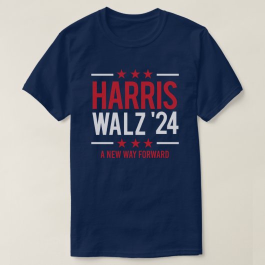 Harris Walz '24 – 新しい道を進む Tシャツ (デザイン正面)