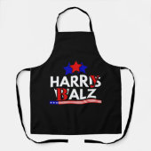 Harris Walz 24 Harry Balz 2024ミーム民主化 エプロン (正面)