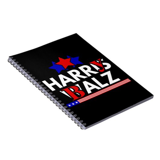 Harris Walz 24 Harry Balz 2024 ミーム 民主党 ノートブック (右側)