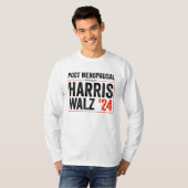 Harris Walz '24 USAの閉経後投票 Tシャツ (正面フル)