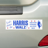 Harris Walz Bumperステッカーを踊る バンパーステッカー (車上)