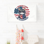 Harris Walz Cat Ladyの仕事を理解した 横断幕 (インサイチュ)