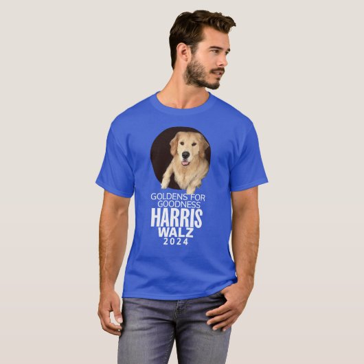 Harris/Walz Goldens for Good Tee Tシャツ (正面フル)