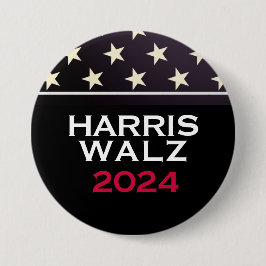 HARRIS WALZ Stars and Stripes 2024キャンペーン 缶バッジ