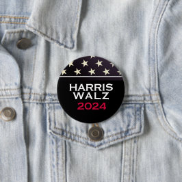 HARRIS WALZ Stars and Stripes 2024キャンペーン 缶バッジ