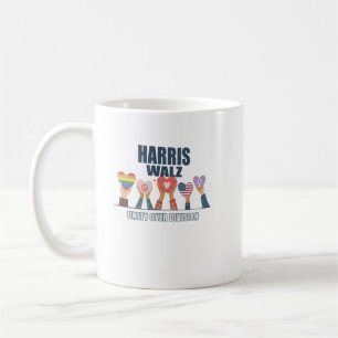 Harris Walz Tim Walz氏、Unity Over Divi会長 コーヒーマグカップ