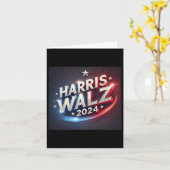 Harris WAlzheimer 2024選挙大統領のPresi カード (黄色い花)
