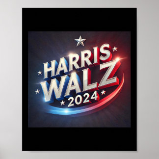 Harris WAlzheimer 2024選挙大統領のPresi ポスター