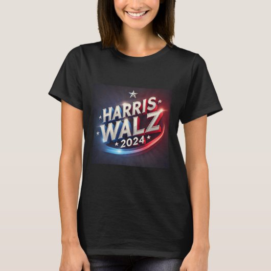 Harris WAlzheimer 2024選挙大統領のPresi Tシャツ (正面)