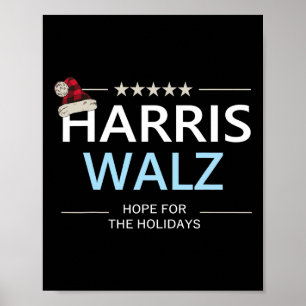 Harris Wheimer クリスマスの希望 ホリデー デモクラット ポスター