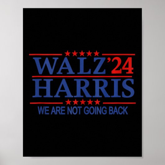 Harris Wheimer 24 Campaign 2024 We Go B ポスター (正面)