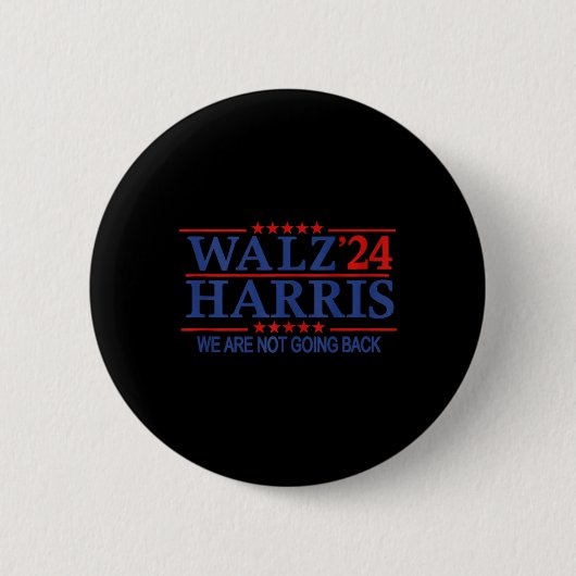 Harris Wheimer 24 Campaign 2024 We Go B 缶バッジ (正面)