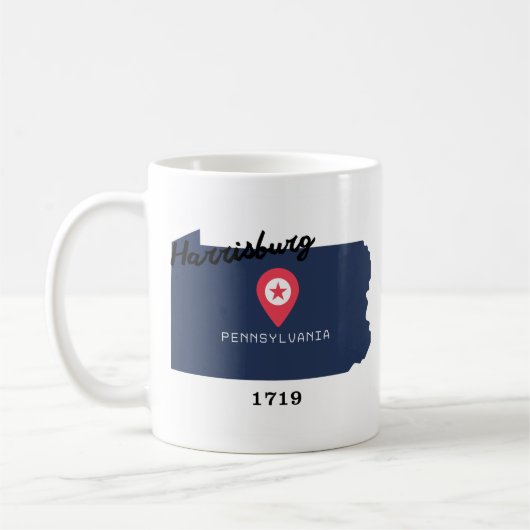 Harrisburg coffee mug コーヒーマグカップ (左)