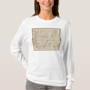 Harrison郡、アイオワ州の地図 Tシャツ
