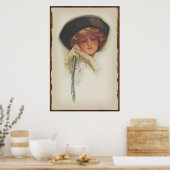 Harrison Fisher Art :: American Girlプリント#1 ポスター (キッチン)