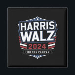 HarrisWaltz 2024シャツKamalaHarris TimWaltz 2024 マグネット<br><div class="desc">HarrisWaltz 2024シャツKamalaHarris TimWaltz 2024</div>