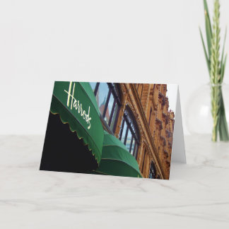 Harrodsの挨拶状 カード