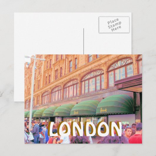 Harrods Londonはがき ポストカード (正面/裏面)