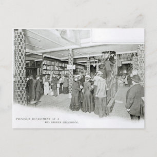 Harrods Provision Department, c.1901 ポストカード