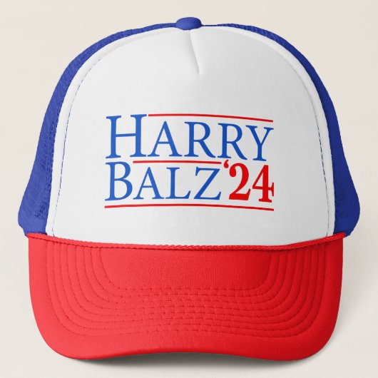 Harry Balz 2024 Harris Walz 2024 For Mens Woens キャップ (正面)