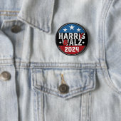 Harry Balz 2024、Political 2024、おもしろい Harris Walz 缶バッジ (インサイチュ)