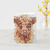 Harry Cowグリーティングカード(空白の) カード (黄色い花)