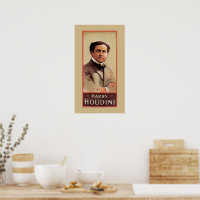 Harry Houdini 幻想家 マジシャン ポスター ポスター Zazzle co jp
