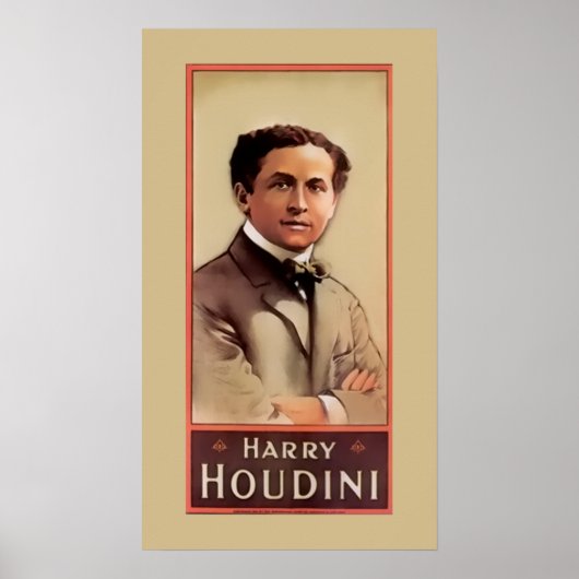 Harry Houdini ～幻想家～マジシャン～ポスター ポスター (正面)