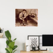 Harry HOUDINI Escape Artist VADEVILLE Poster ポスター (ホームオフィス)