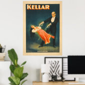 Harry Kellar Magician Lithograph Poster ポスター (ホームオフィス)