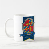 Harry letter H heraldry red blueの意味 コーヒーマグカップ (左)