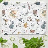 HARRY POTTER™アイコンパターン キッチンタオル (折り畳み)