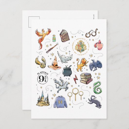 HARRY POTTER™アイコンT ポストカード (正面/裏面)