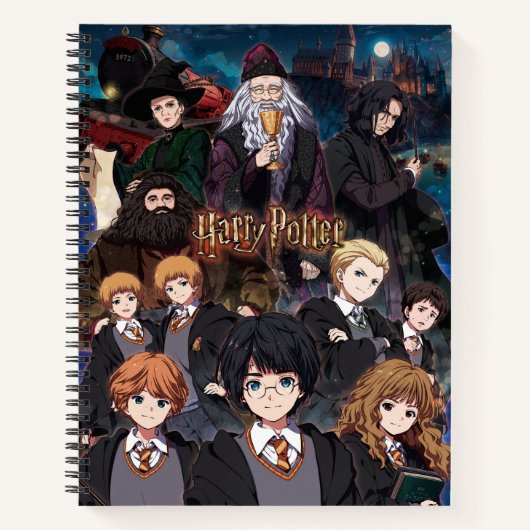 HARRY POTTER™ アニメアンサンブルシーン ノートブック (正面)