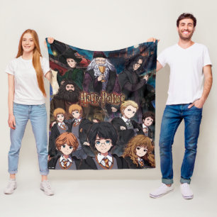 HARRY POTTER™ アニメアンサンブルシーン フリースブランケット