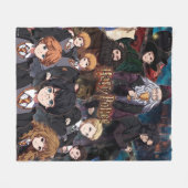 HARRY POTTER™ アニメアンサンブルシーン フリースブランケット (正面(横))