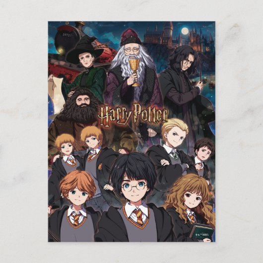 HARRY POTTER™ アニメアンサンブルシーン ポストカード (正面)