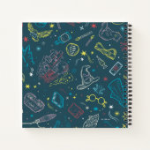 HARRY POTTER™アーティファクトラインアートパターン ノートブック (裏面)