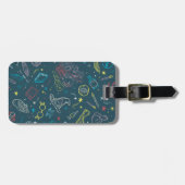 HARRY POTTER™アーティファクトラインアートパターン ラゲッジタグ (正面横)