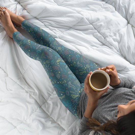 HARRY POTTER™アーティファクトラインアートパターン レギンス