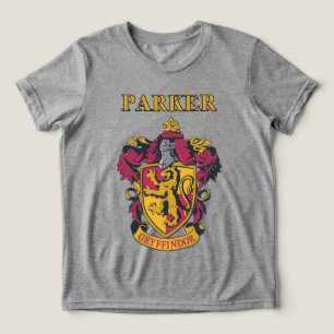 Harry Potter   グリフィンドール紋章 ゴールドとレッド トライブレンドＴシャツ