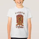 Harry Potter | グリフィンドール QUIDDITCH™ バッジ トライブレンドTシャツ (正面)