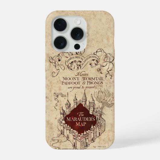 Harry Potter スペル | マローダーズ・マップ Otterbox iPhon iPhoneケース (裏面)