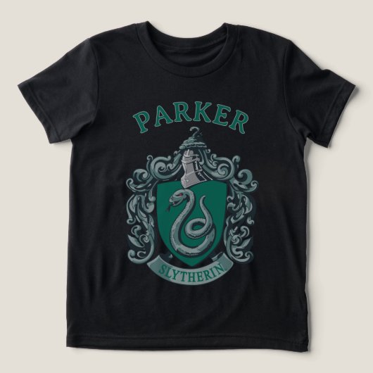Harry Potter | スリザリン・クレスト グリーン トライブレンドTシャツ (デザイン正面)
